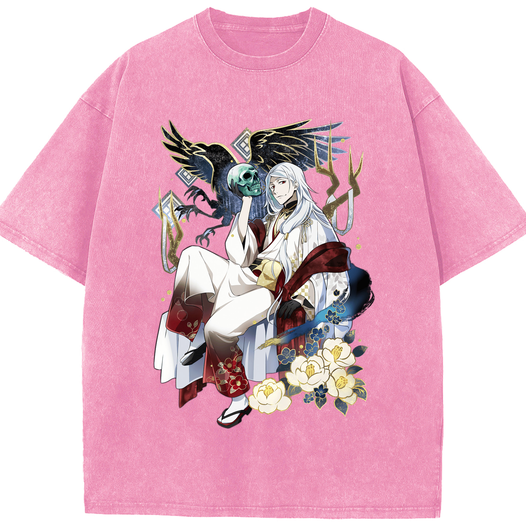 （画像用） 文豪ストレイドッグス Bungo Stray Dogs 綿100% ヴィンテージ風 半袖Tシャツ（フロントプリント）